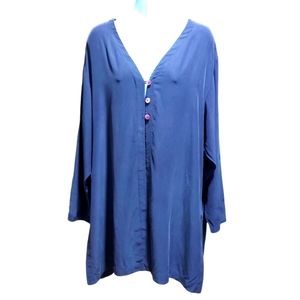 Eileen Fisher Women's Long sleeved Silk Tunic Size 2